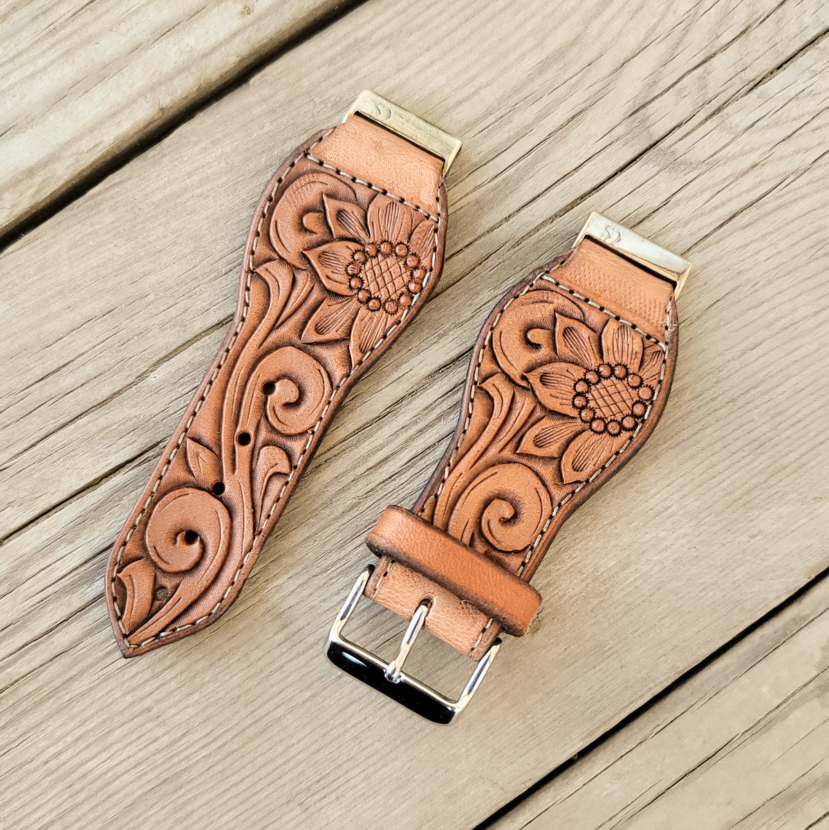 Leather watch band discount pattern