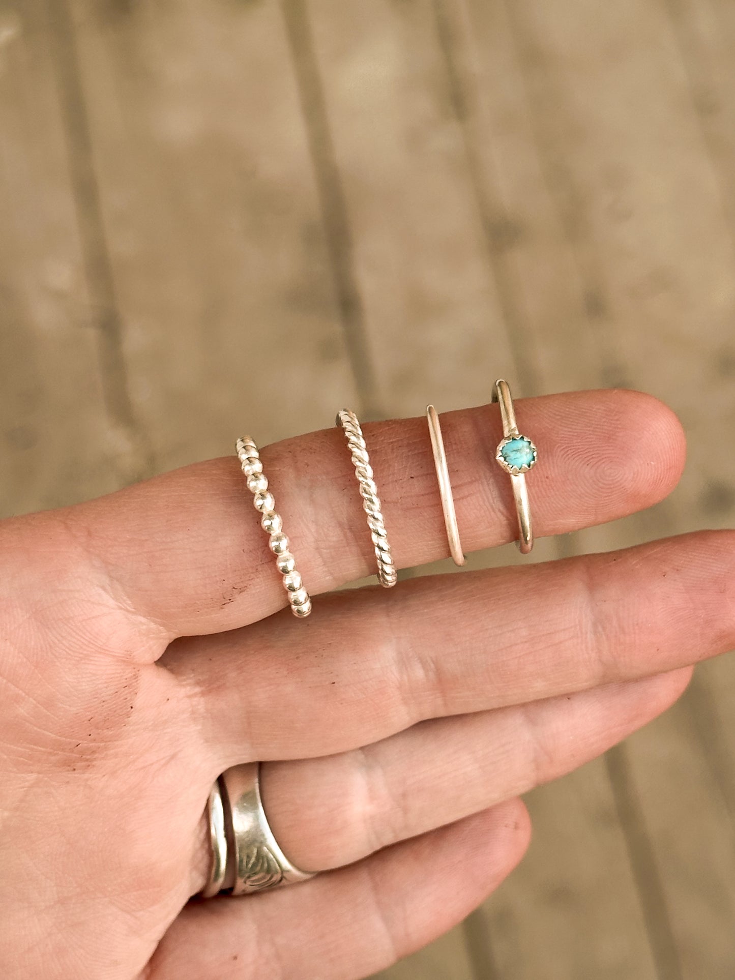 Sterling Silver Stacking Rings - Individual