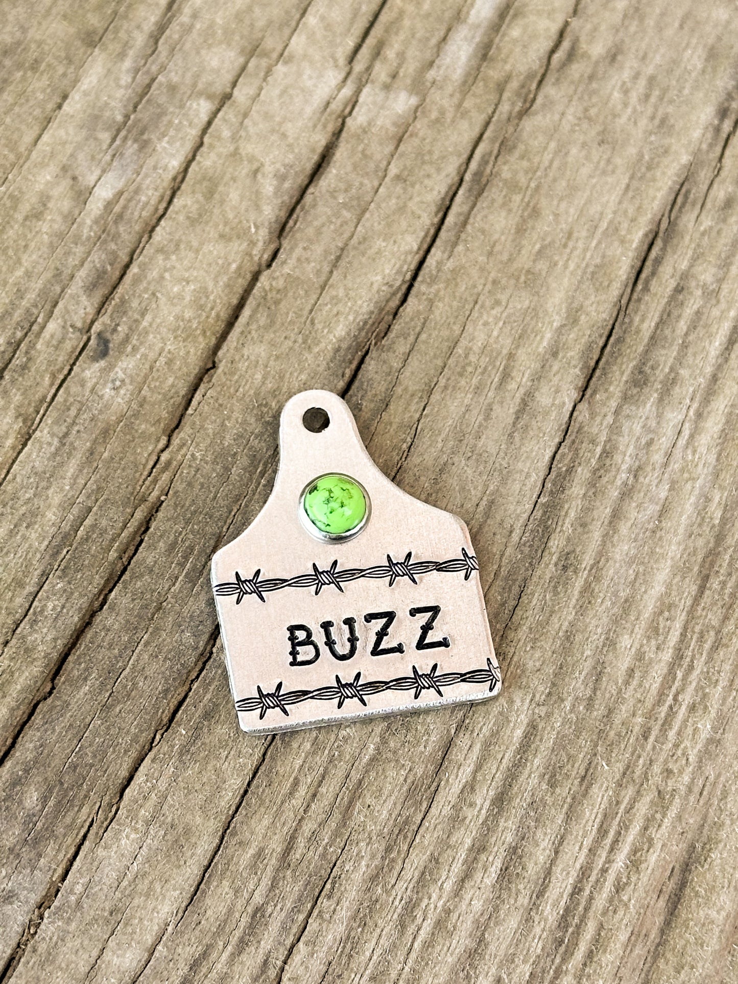 Barbed Wire Cattle Tag Custom Pet ID Tag