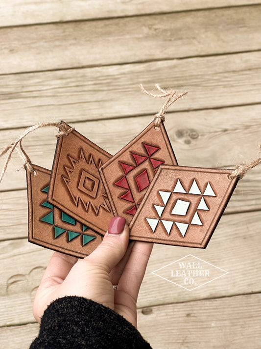 Aztec Christmas Ornament