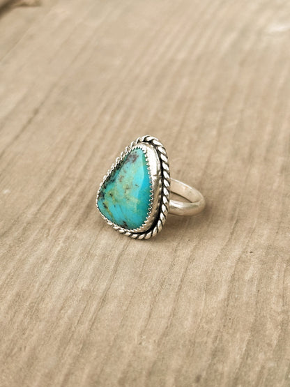 Baja Turquoise & Sterling Silver Statement Ring