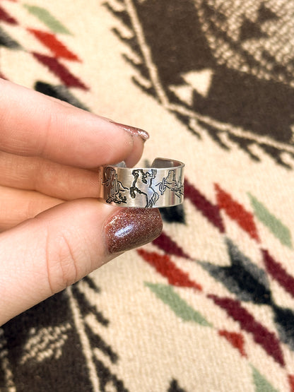 Desert Rodeo Cowboy Ring