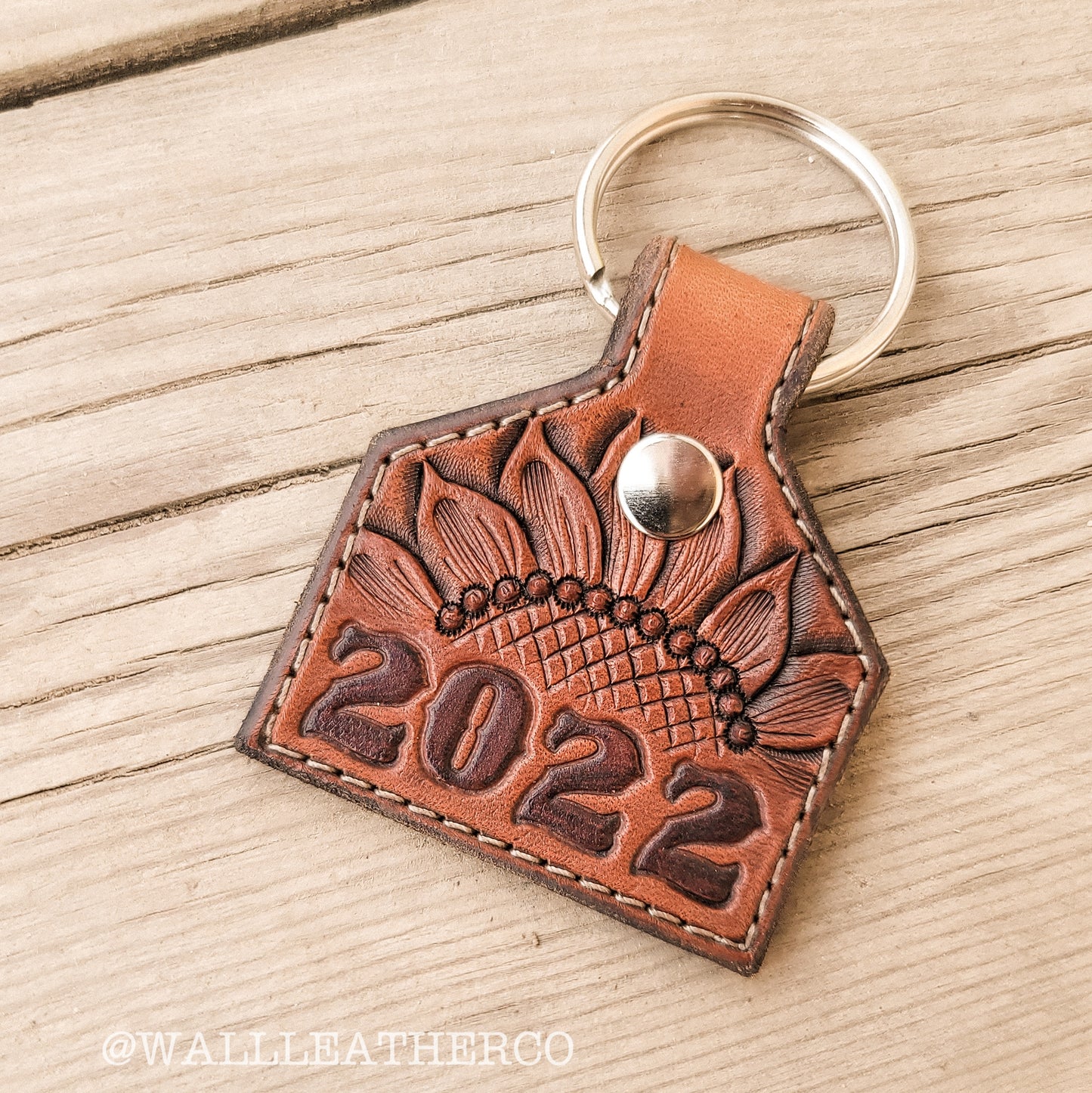 Class of 2024 Cattle Tag Keychain