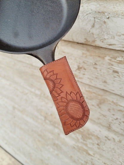 Sunflowers Cast Iron Pan Handle Cover