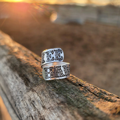 Yeehaw Western Wrap Ring