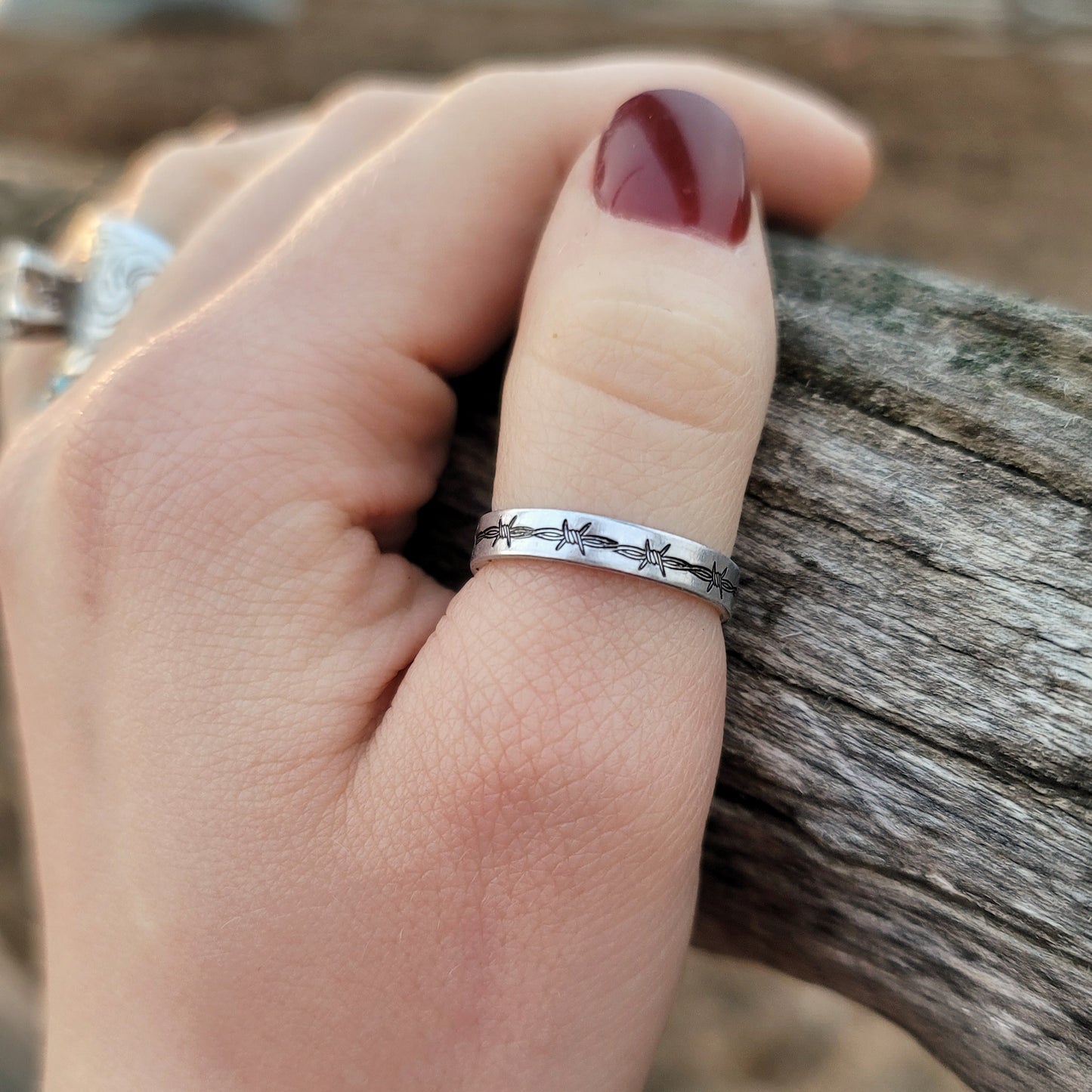 Barbed Wire Stacker Ring