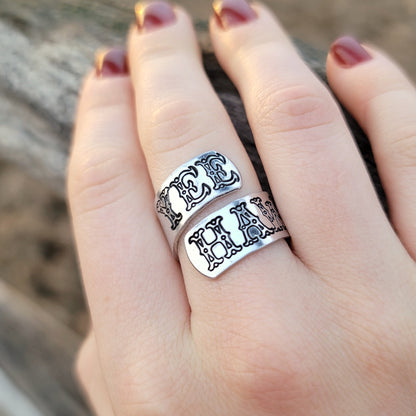 Yeehaw Western Wrap Ring