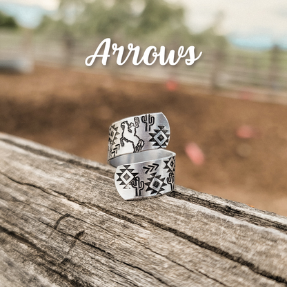 Pendleton Rodeo Wrap Ring