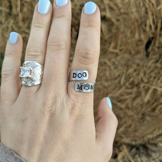 Dog Mom Wrap Ring