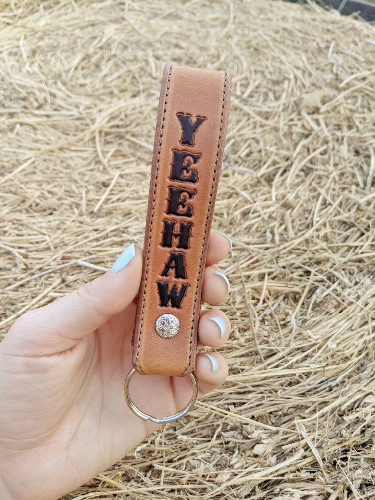 Personalized Name Keychain Stitched