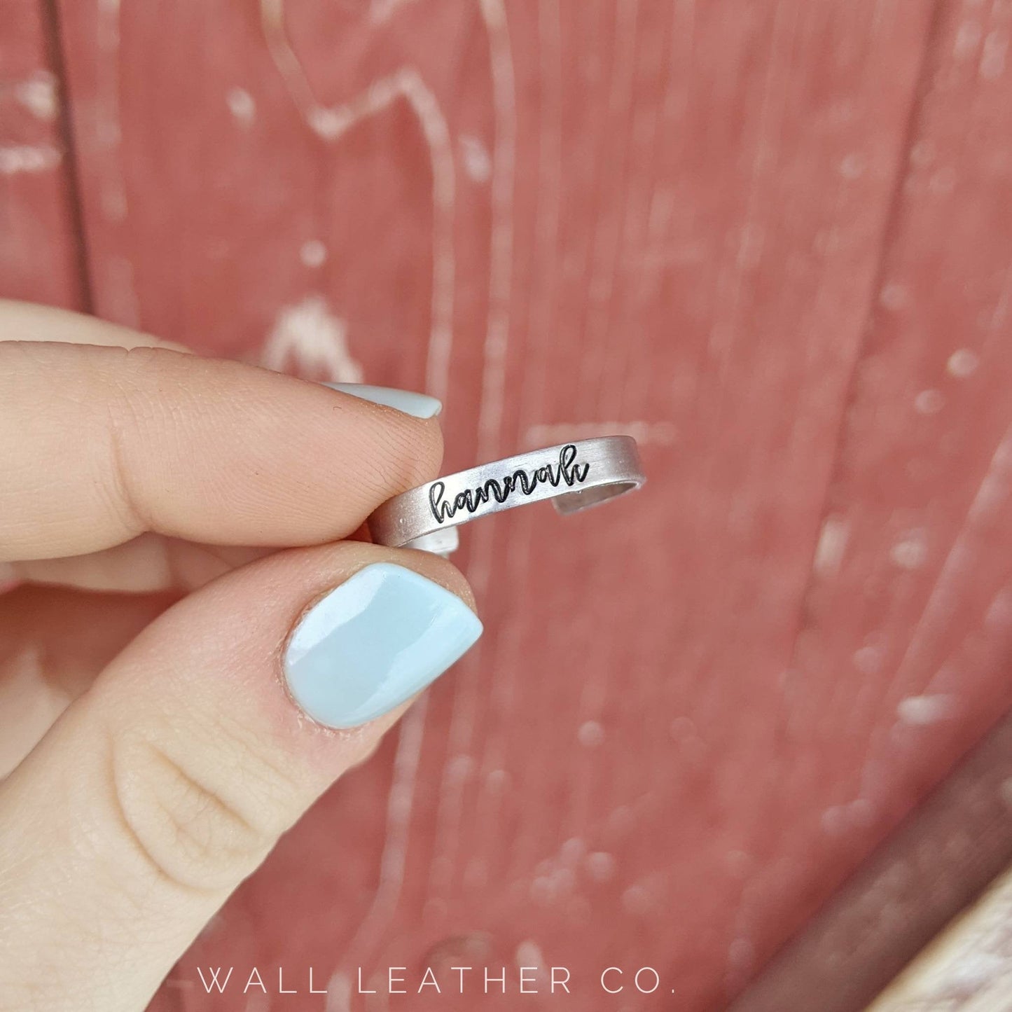 Customized Name Stacker Ring