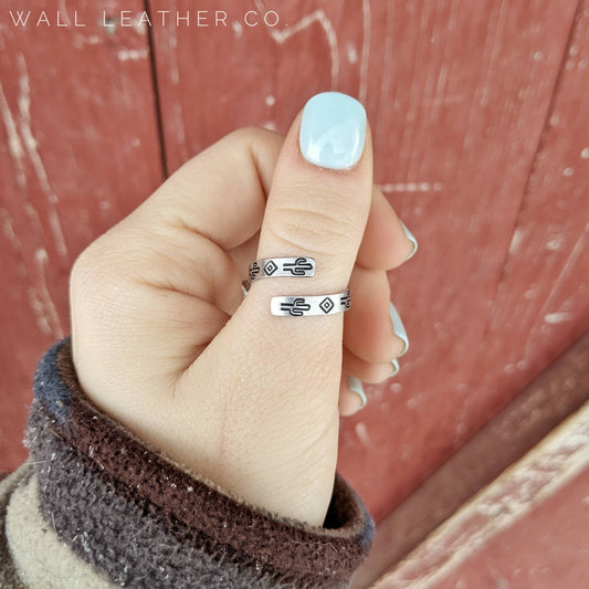 Cactus Diamond Wrap Ring